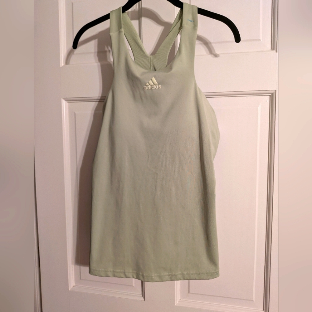 Adidas Tennis Aeroready Tank- Magic Lime  SZ L